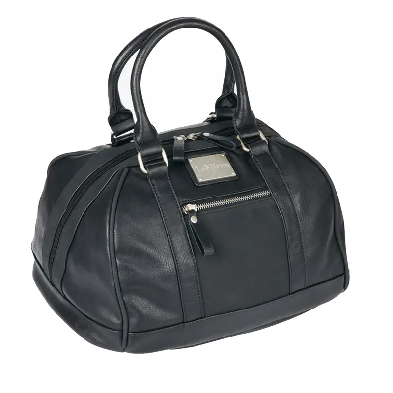 LeMieux PU Leather Hat Bag - Black