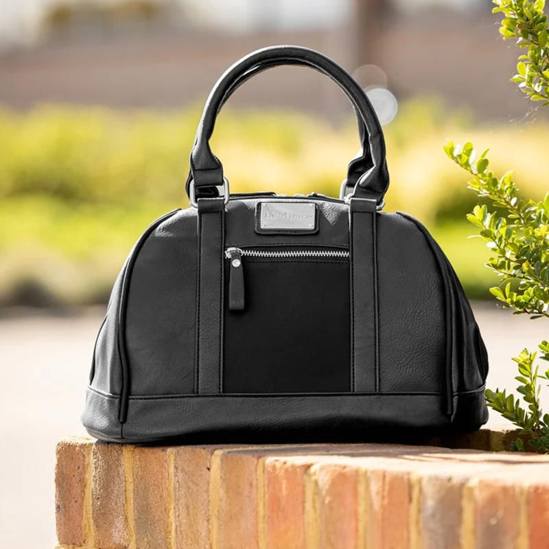 LeMieux PU Leather Hat Bag - Black-1