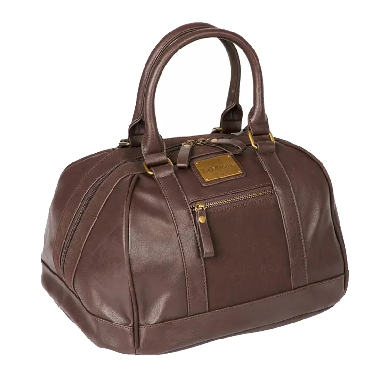 LeMieux PU Leather Hat Bag - Brown