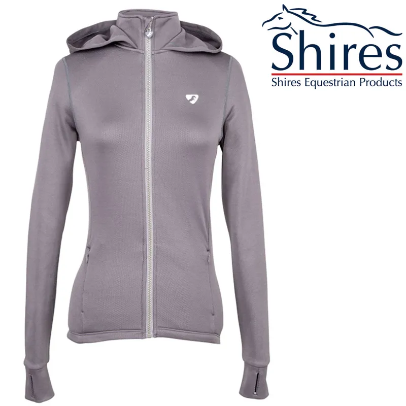 Aubrion Hayford Tech Hoodie - Ladies - Grey 