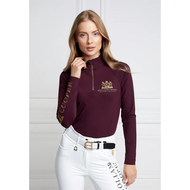 Holland Cooper Base Layer - Mulberry
