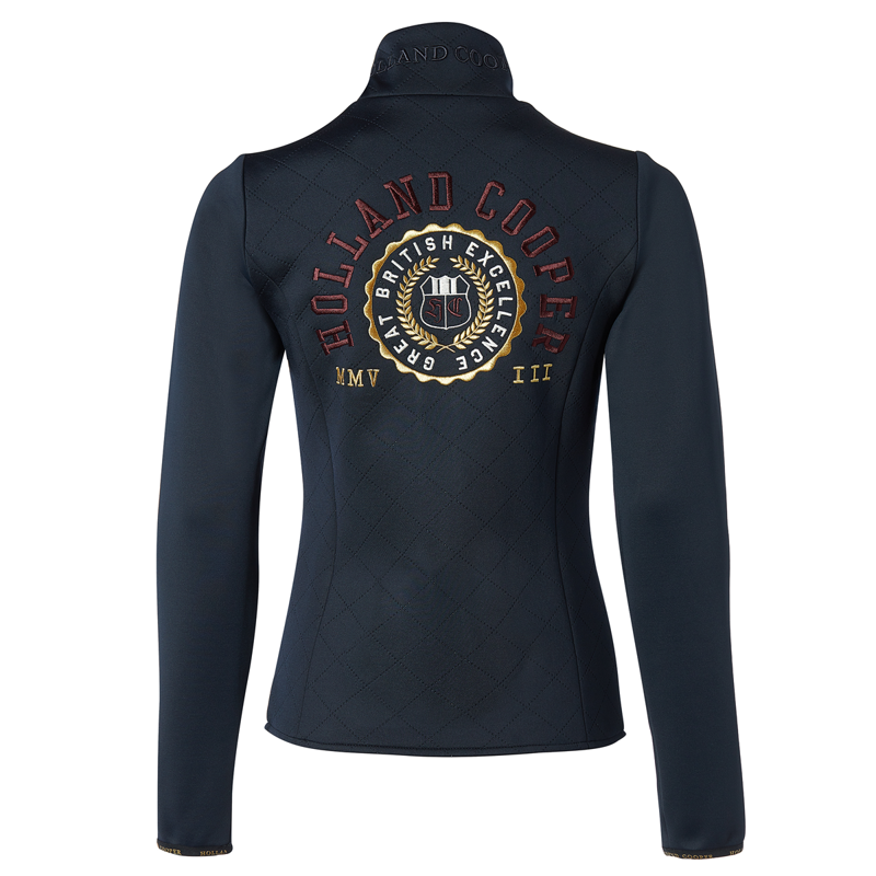 Holland Cooper Coach Jacket - Ink Navy Stripe-3