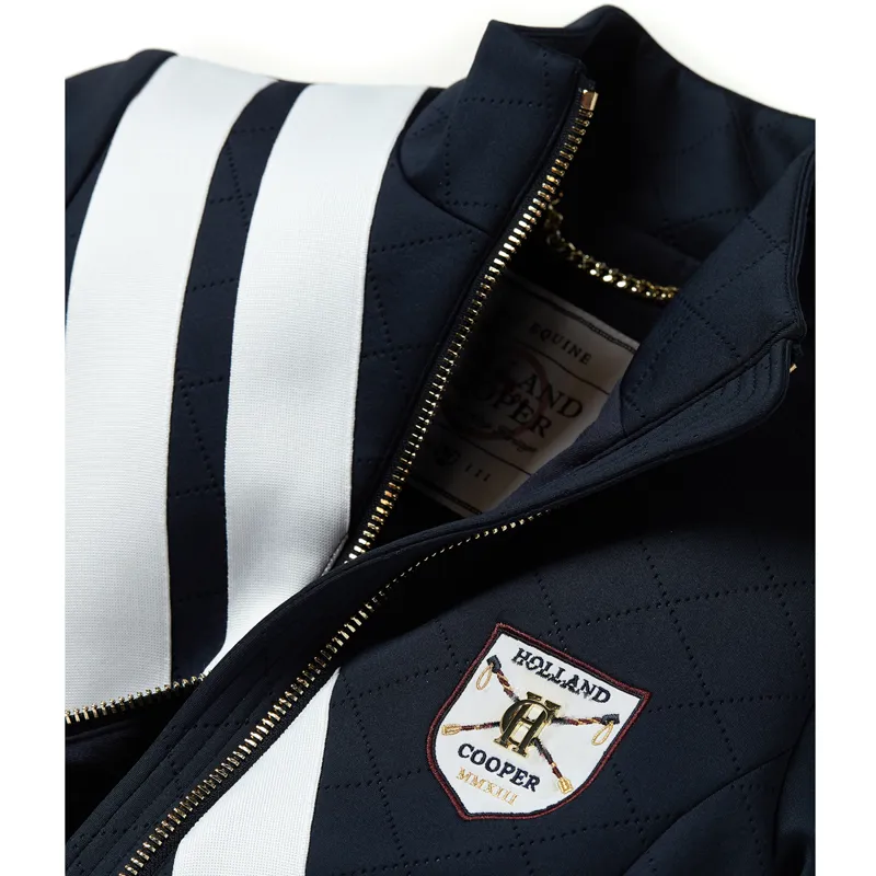 Holland Cooper Coach Jacket - Ink Navy Stripe-4