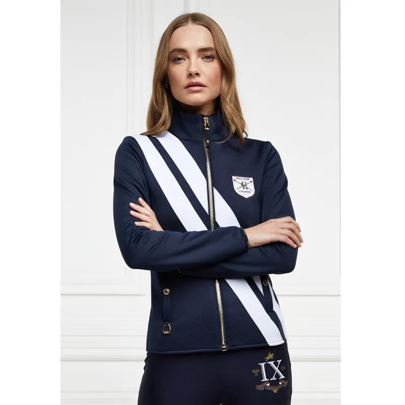 Holland Cooper Coach Jacket - Ink Navy Stripe