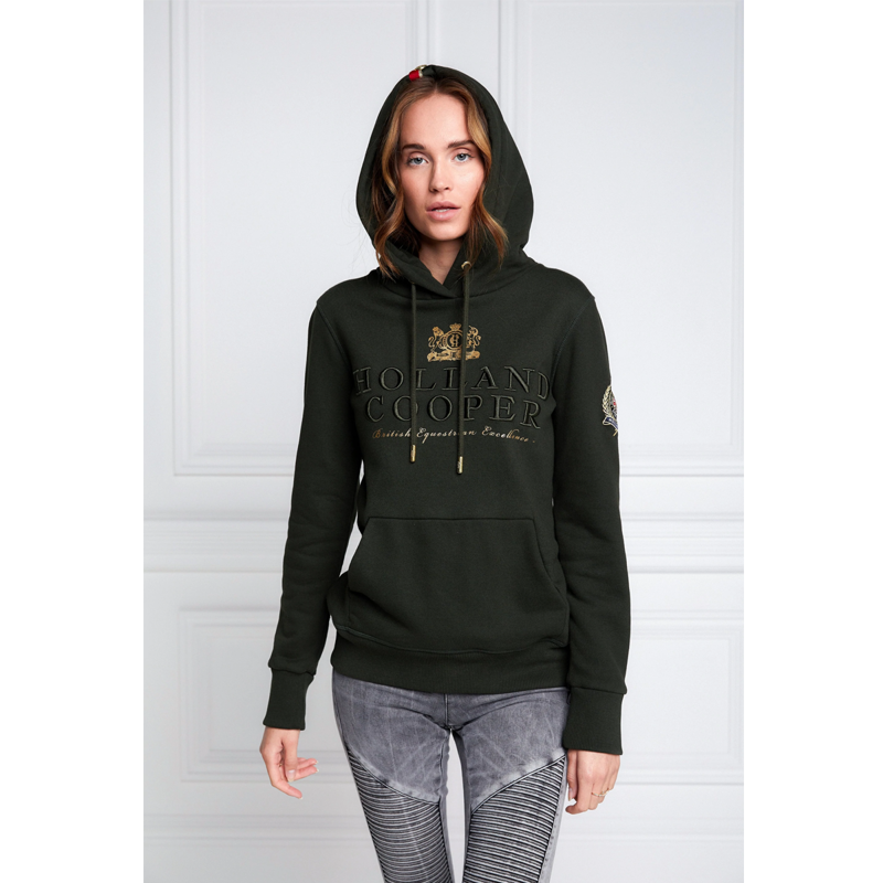 Holland Cooper Heritage Classic Hoodie - Racing Green-2