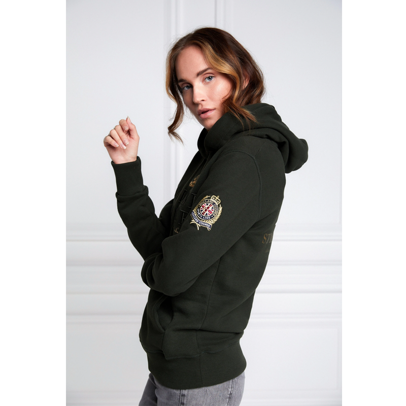Holland Cooper Heritage Classic Hoodie - Racing Green-1