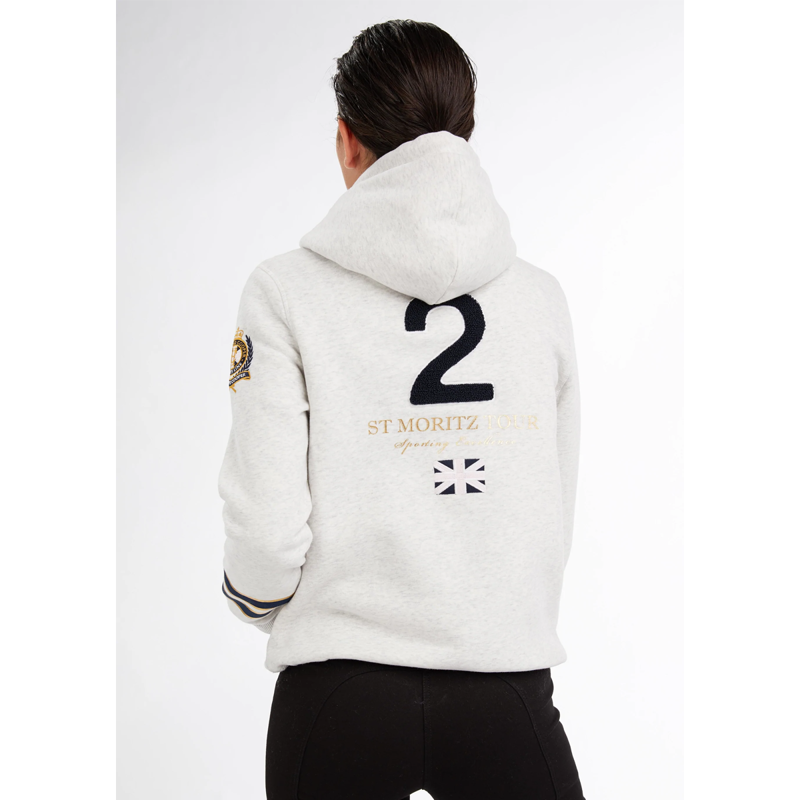 Holland Cooper HC Heritage Hoodie - Ice Grey-1