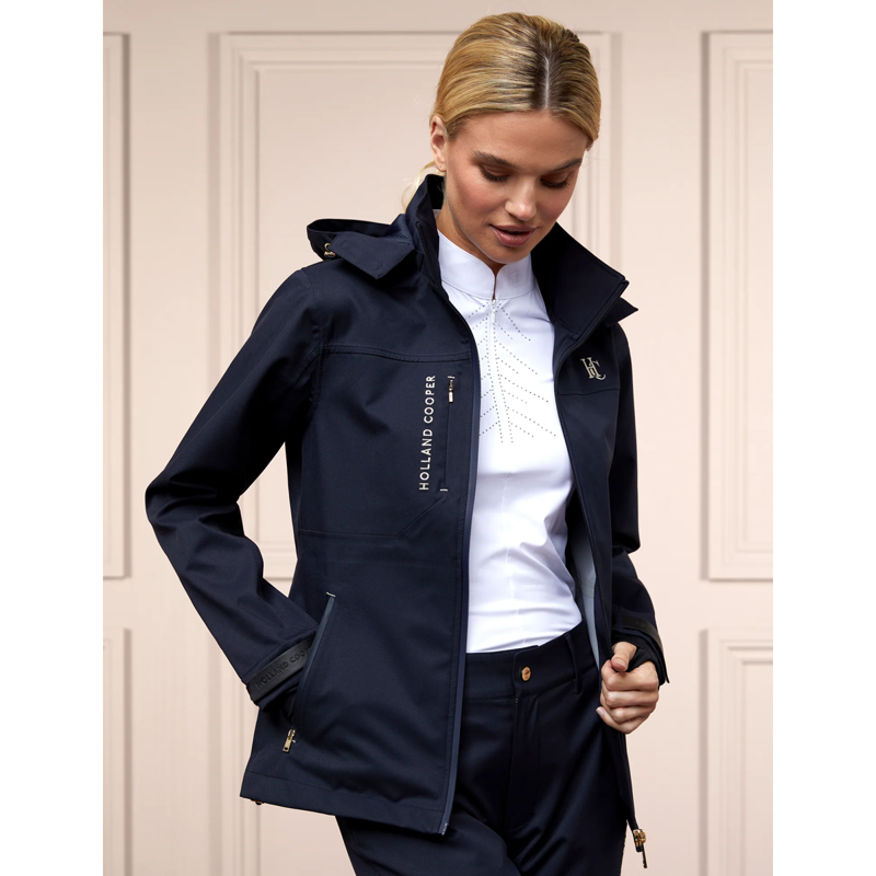 Holland Cooper Riding Shell Jacket - Ink Navy-2