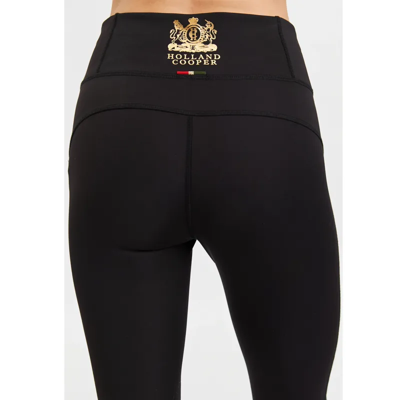 Holland Cooper Sport Legging - Black/Gold-4