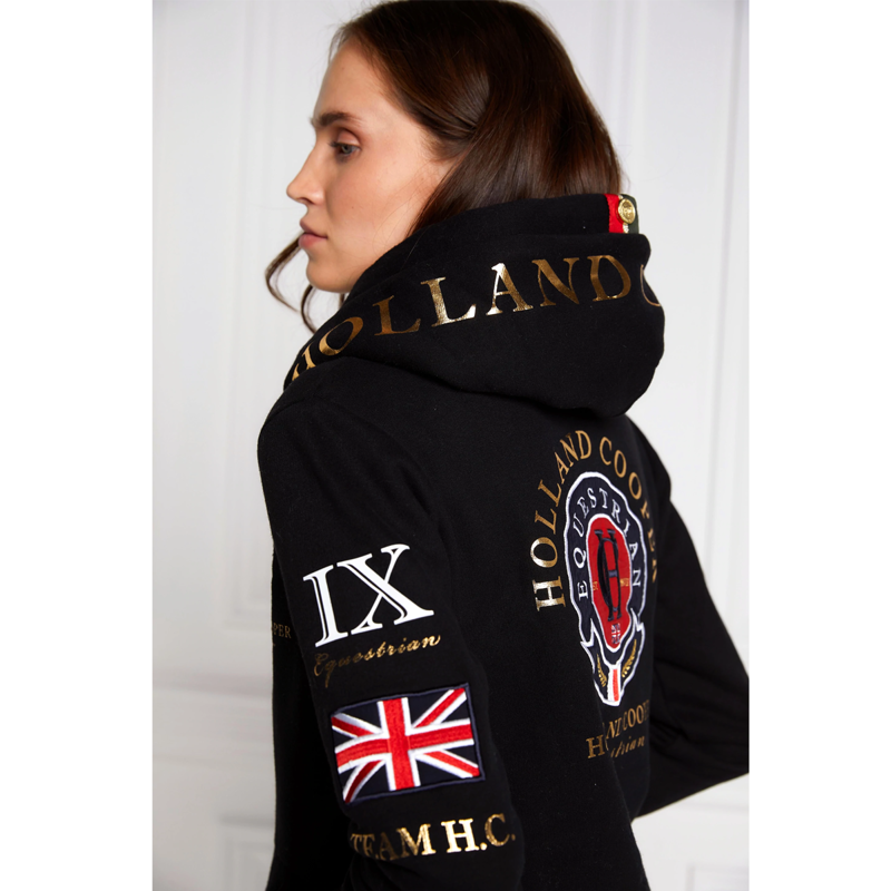 Holland Cooper Team Hoodie - Black-2