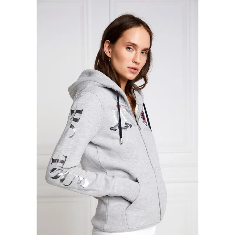 Holland Cooper Team Hoodie - Grey Marl