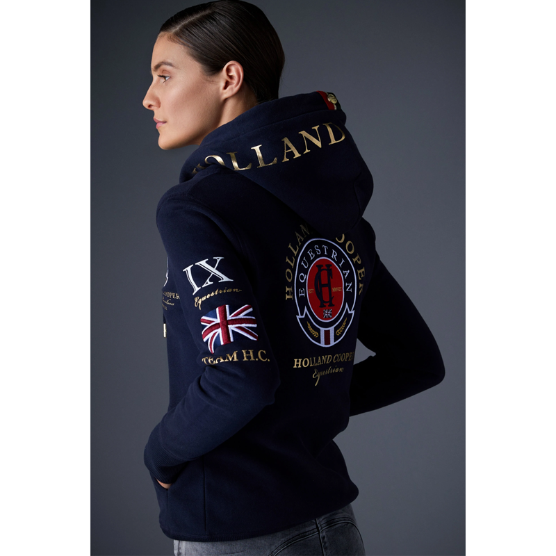 Holland Cooper Team Hoodie - Navy-2