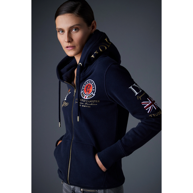 Holland Cooper Team Hoodie - Navy-1