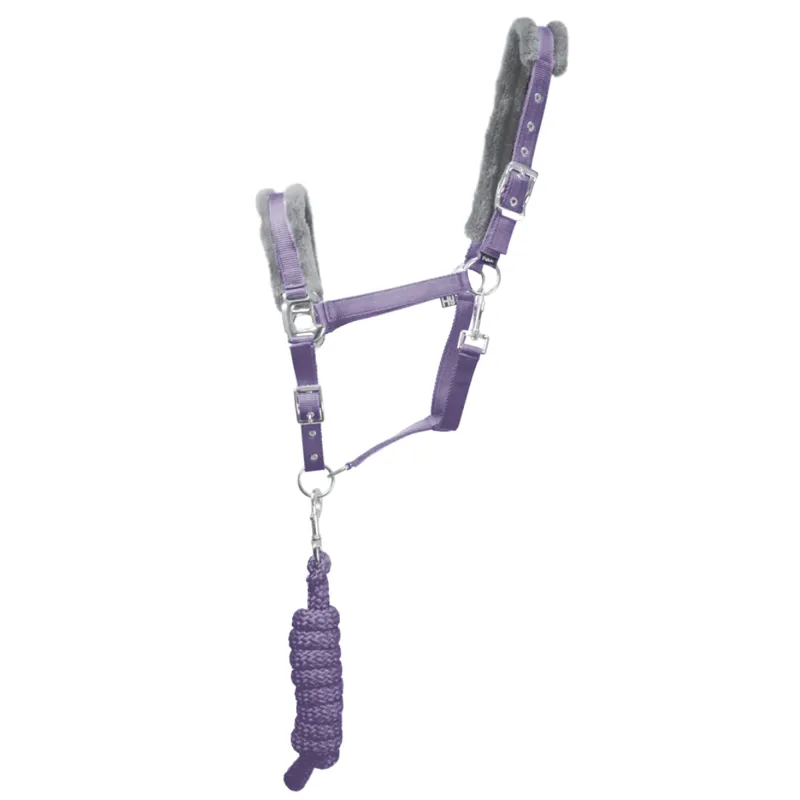 Hy Sport Active Headcollar and Leadrope - Blooming Lilac