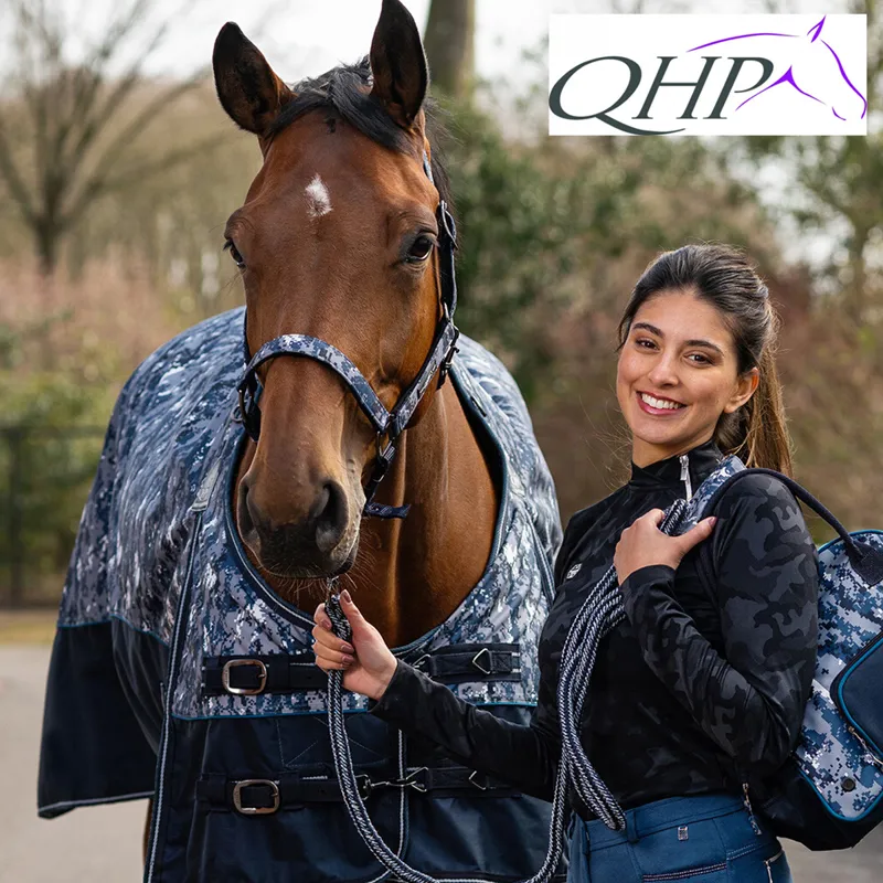 QHP Headcollar Set With Turnout Collection - Tetrise-1
