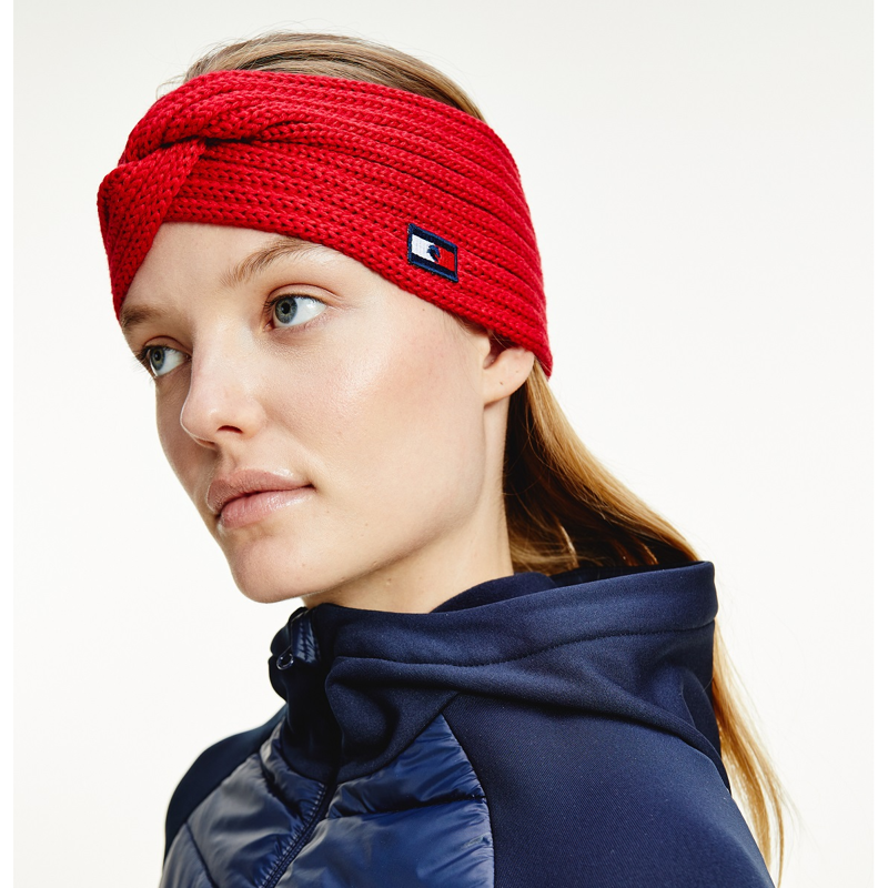 Tommy Hilfiger Women's Headband - Primary Red-1