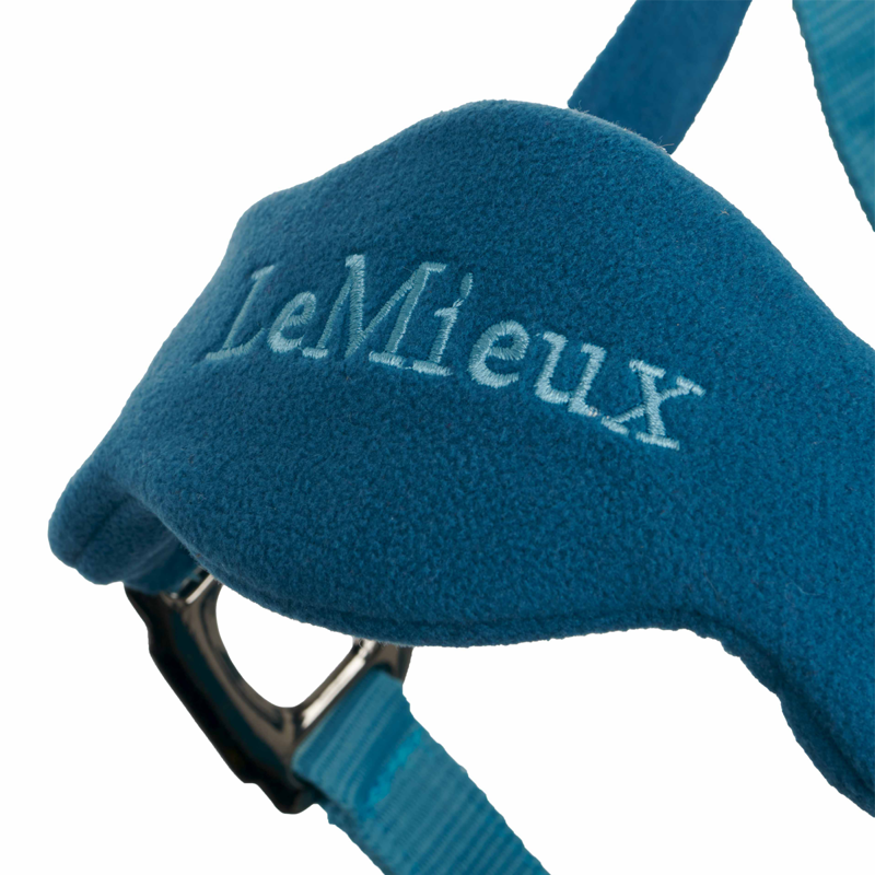 LeMieux Vogue Fleece Headcollar and Leadrope - Marine-2