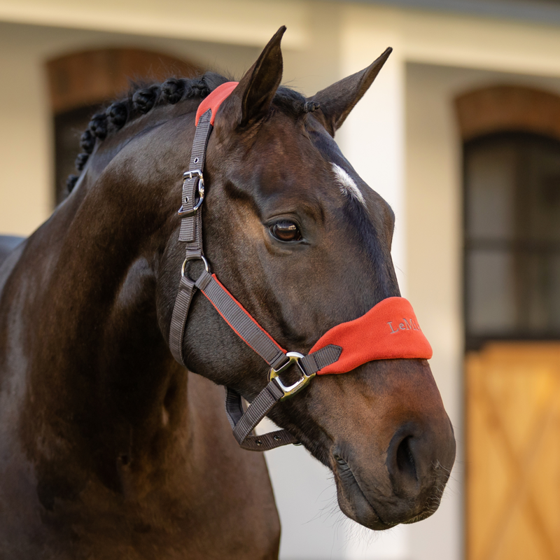 LeMieux Vogue Fleece Headcollar and Leadrope - Sienna -3