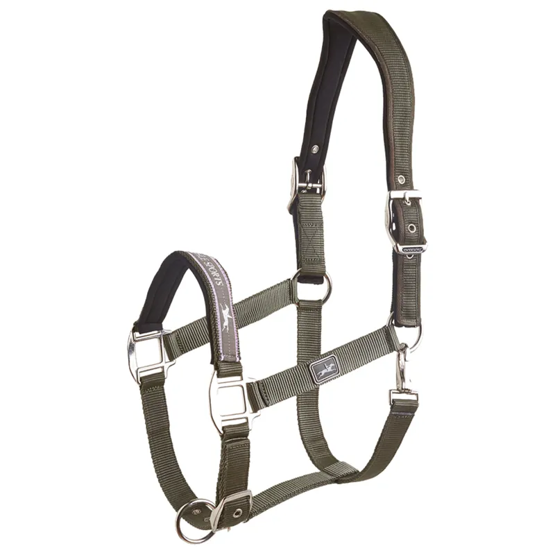Schockemohle Memphis Anatomic Style Headcollar - Olive