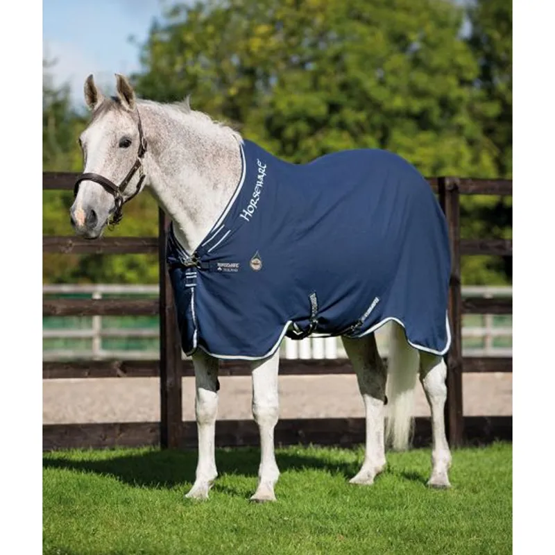 Horseware Rambo Helix Sheet - Navy/Beige/Baby Blue/Navy