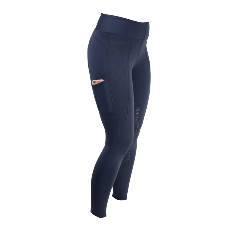 Hy Performance Hex Tec Riding Skins - Midnight Blue-2