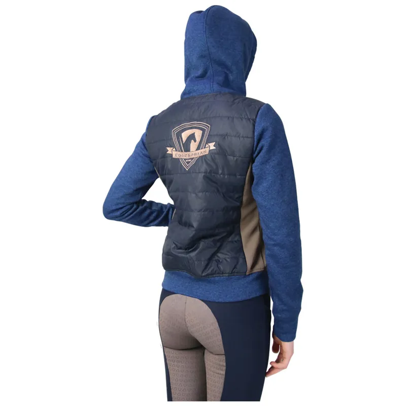 Hy Equestrian Highbury Collection Jacket - Navy/Taupe/Rose Gold-1