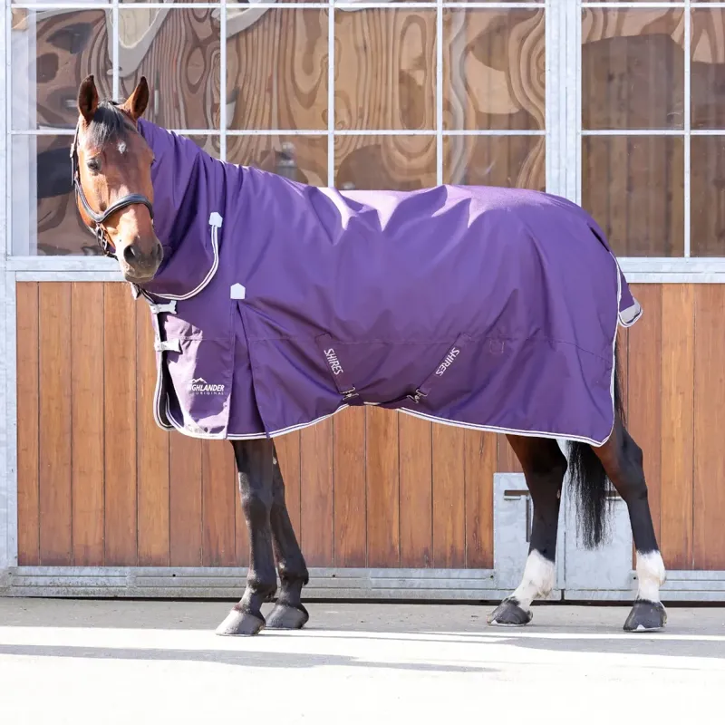 Shires Highlander Original 100 Turnout Combo Rug - Plum