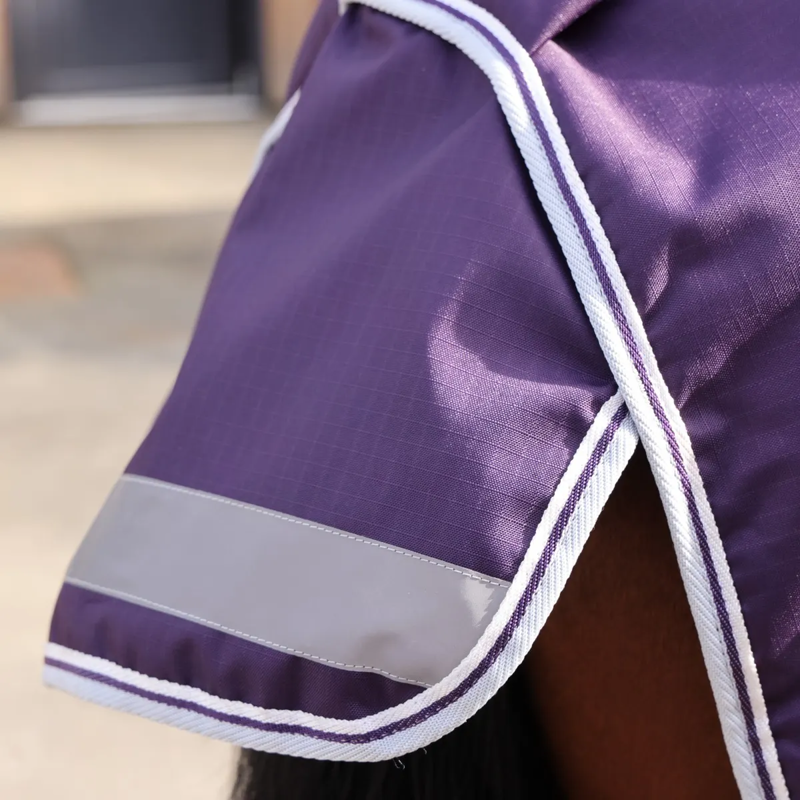 Shires Highlander Original 100 Turnout Rug - Plum-1