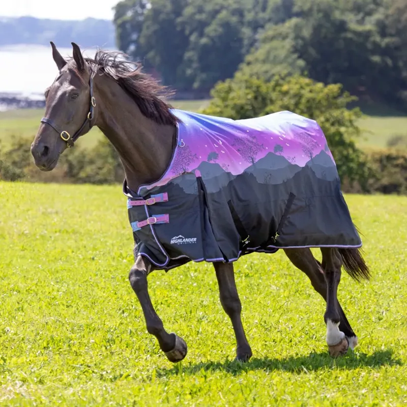Shires Highlander Original Lite Turnout Rug - Spring Morning