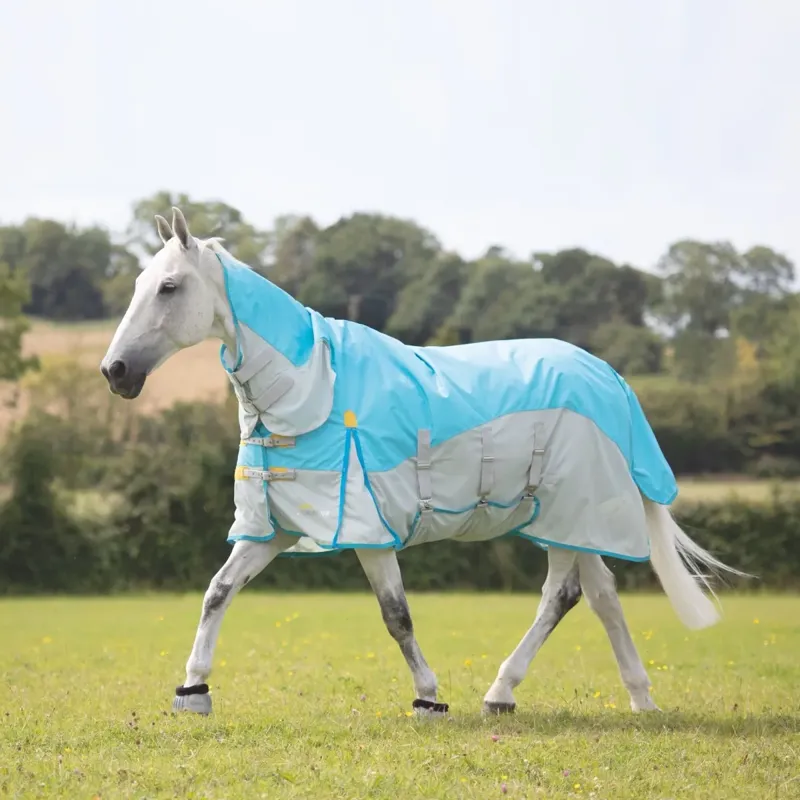 Shires Highlander Plus Waterproof Fly Rug - Blue