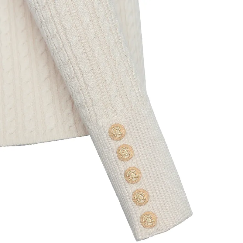 Holland Cooper Ava Half Zip Knit - Almond-5