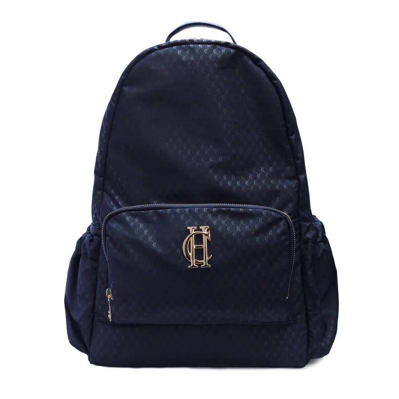 Holland Cooper Burghley Backpack - Ink Navy Monogram