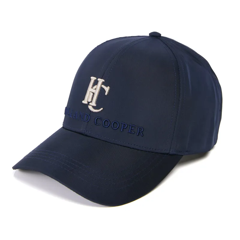 Holland Cooper Burghley Equestrian Cap - Ink Navy Monogram-4