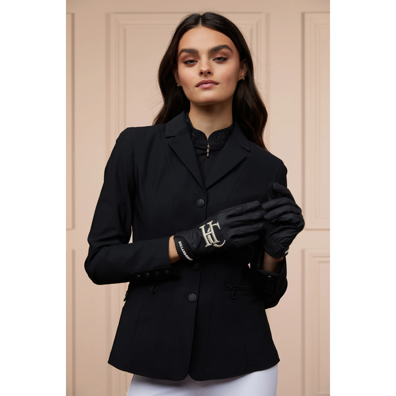 Holland Cooper Burghley Riding Gloves - Black-1
