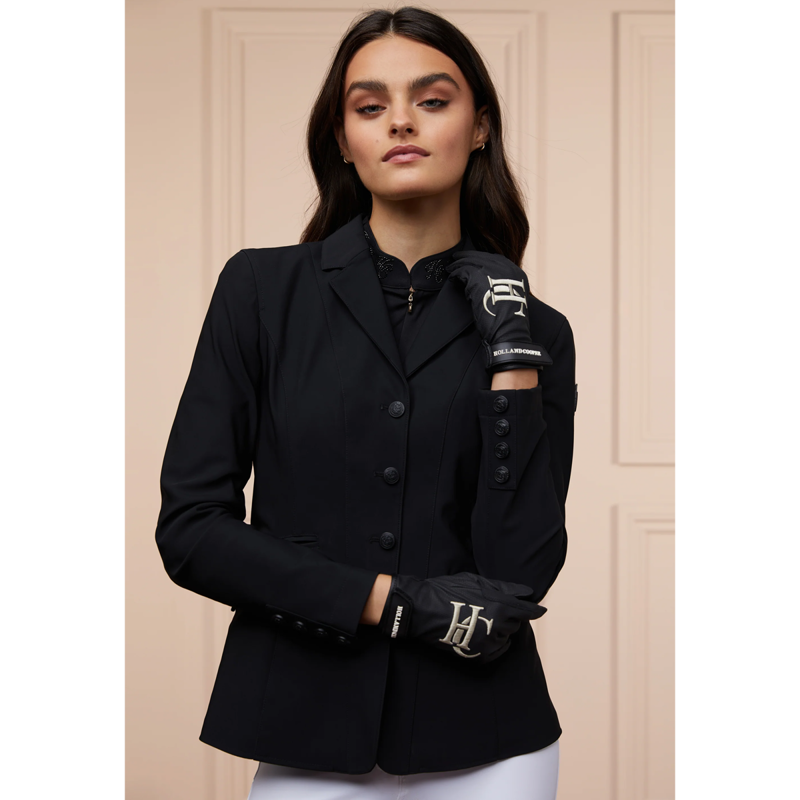 Holland Cooper Burghley Riding Gloves - Black-2