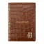 Holland Cooper Chelsea Passport Holder - Tan Croc