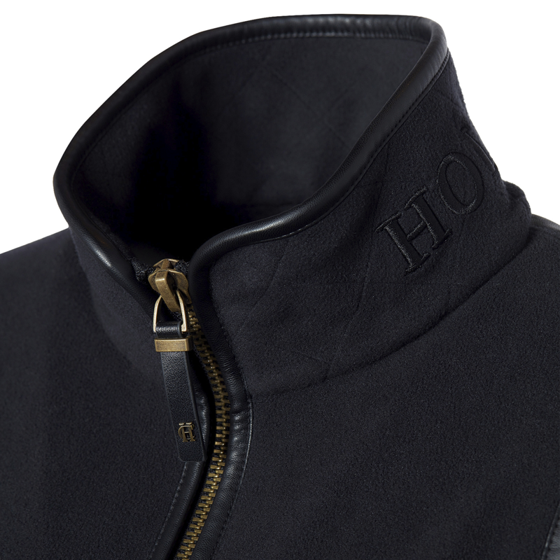 Holland Cooper Country Fleece Gilet - Black-8