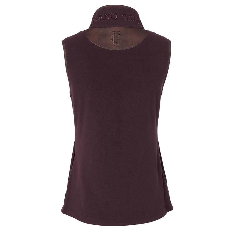 Holland Cooper Country Fleece Gilet - Mulberry-5