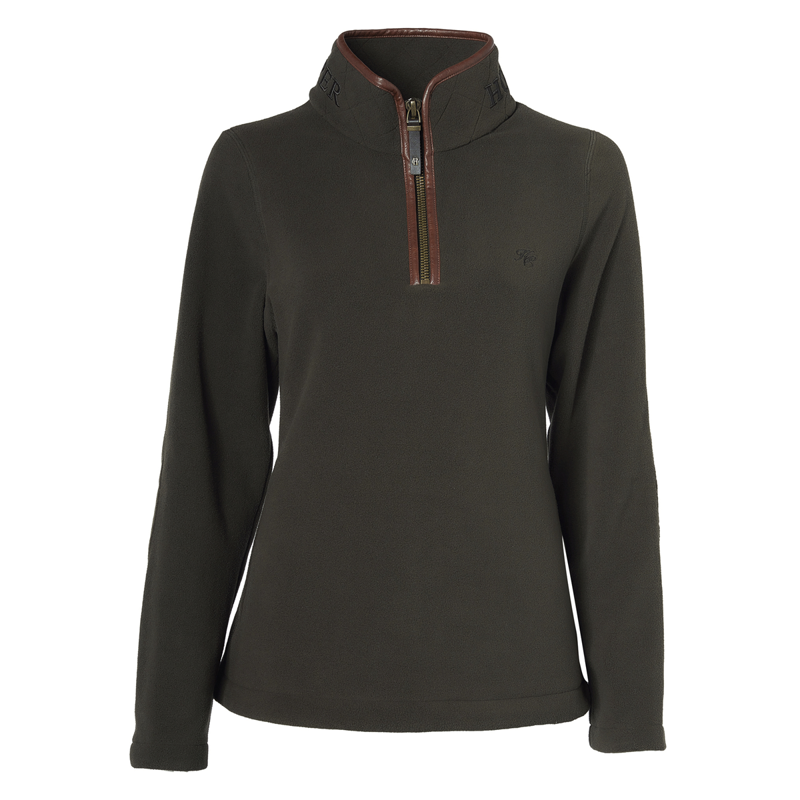 Holland Cooper Country Fleece Half Zip - Khaki-5