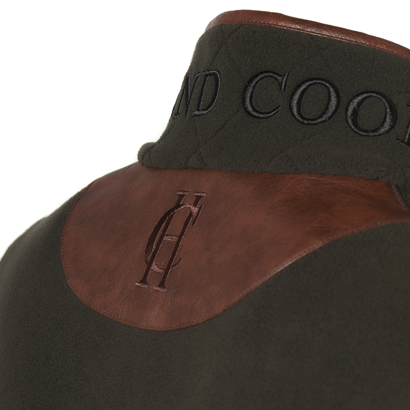 Holland Cooper Country Fleece Half Zip - Khaki-8