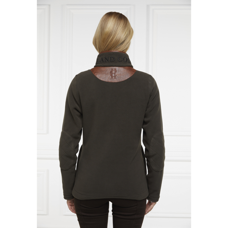 Holland Cooper Country Fleece Half Zip - Khaki-4
