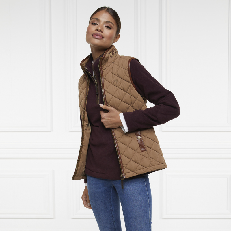 Holland Cooper Country Fleece Half Zip - Mulberry-6