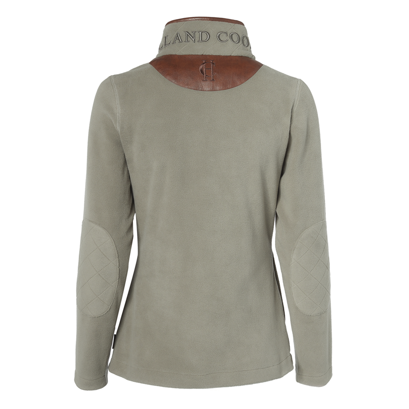 Holland Cooper Country Fleece Half Zip - Sage-2