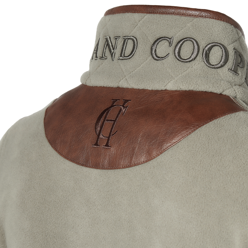Holland Cooper Country Fleece Half Zip - Sage-6