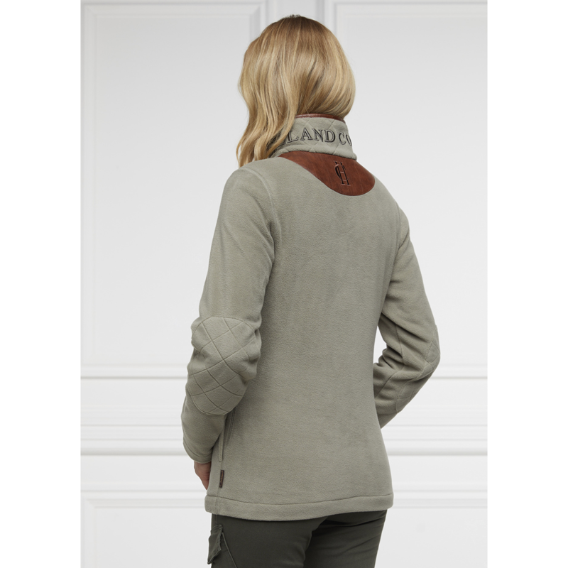 Holland Cooper Country Fleece Half Zip - Sage-5