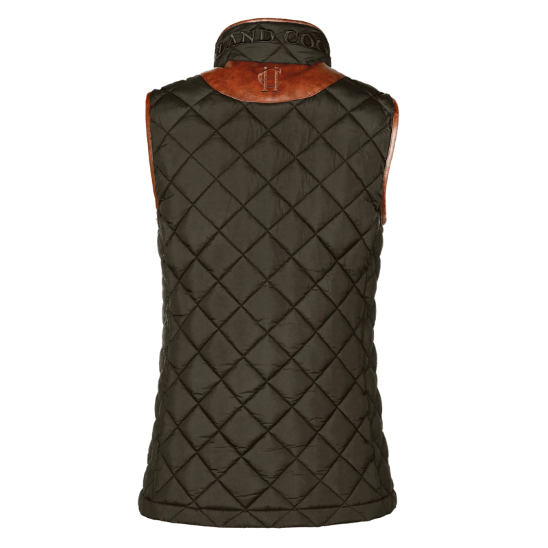 Holland Cooper Country Quilted Gilet - Heritage Khaki-5
