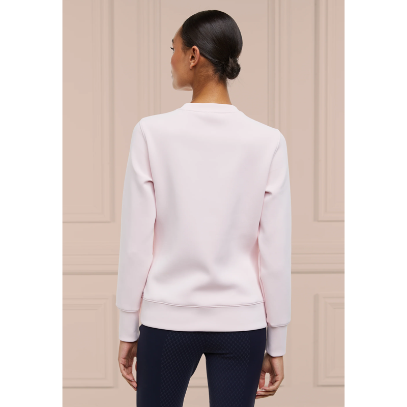 Holland Cooper Crystal Crew Neck Sweat - Blush-2