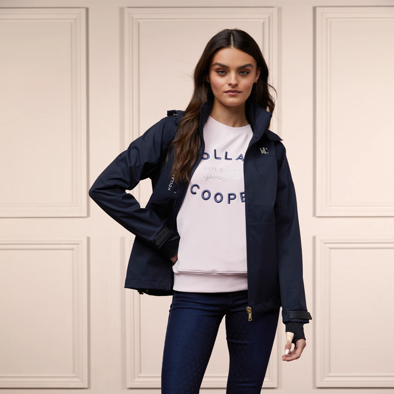 Holland Cooper Crystal Crew Neck Sweat - Blush-3