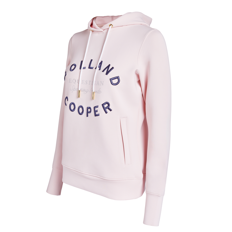 Holland Cooper Crystal Hoodie - Blush-7