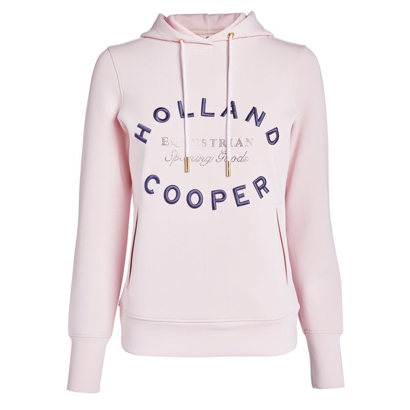 Holland Cooper Crystal Hoodie - Blush-5